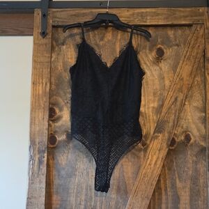 Willow+Root Black Lace Bodysuit